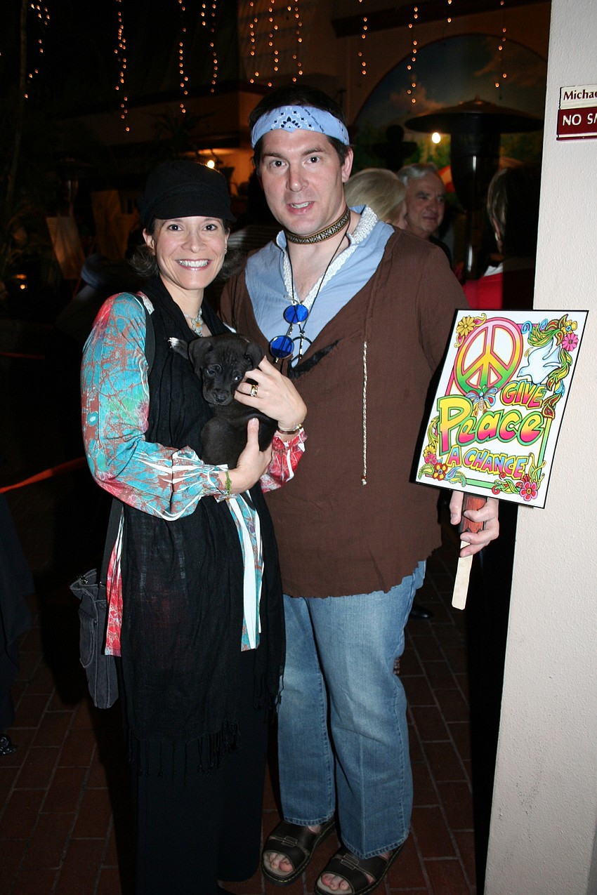 Elizabeth Bornstein and Scott Hinckley with Blaze