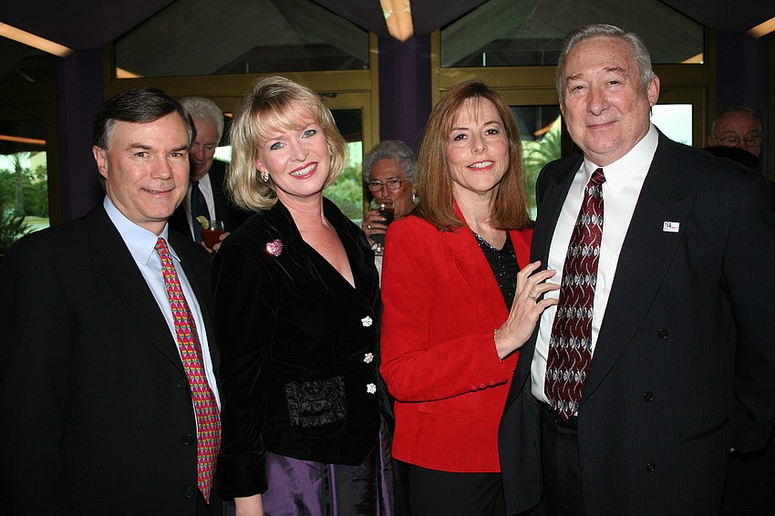 Jay and Veronica Brady with Robin and John Sullivan