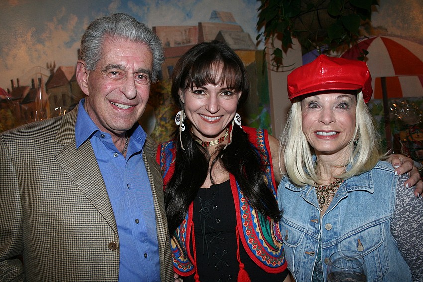 Bob Brand, Dr. Anne Chauvet and Joan Brand