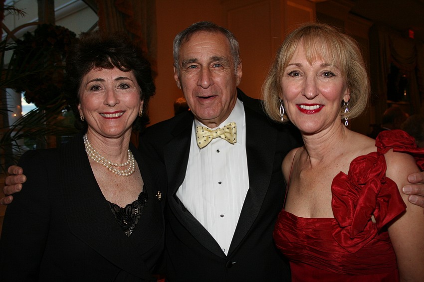 Barbara Brizdle with Charles and Judy Cahn