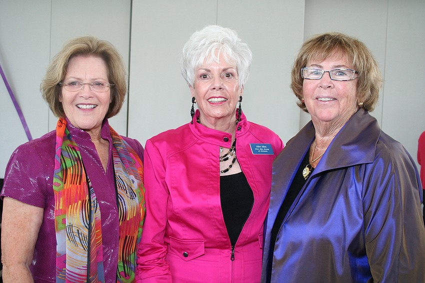 Co-Chairwoman Kristi Bundrant, Fine Arts Society President Alice Allen and Co-Chairwoman Barbara Blackburn