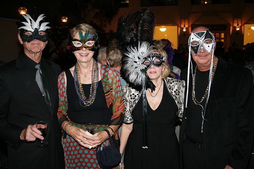 Roger and Mary Cady with Elizabeth Barfield and Tim Egan