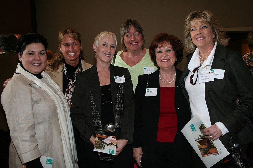 Alina Cemitier, Shelley Langston, Barbara Richards, Lenore Nepven, Mary LeMay-Rott and Suzy Circle