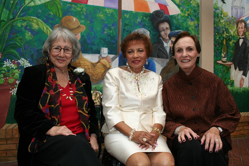 Honorees Dr. Eugenie Clark, Audrey Coleman and Sally Yanowitz