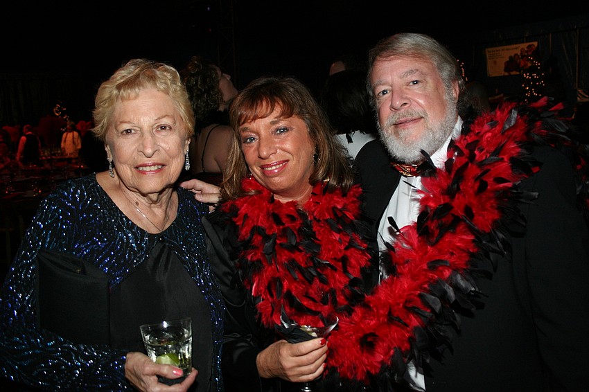 Ruth Cohen, Giselle Stolper and Bob Collins
