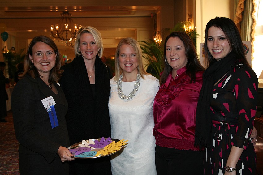 Stacey Corley, Alisa Pettingell, Jamie Becker, Alicia Chalmers and Kyla Weiner