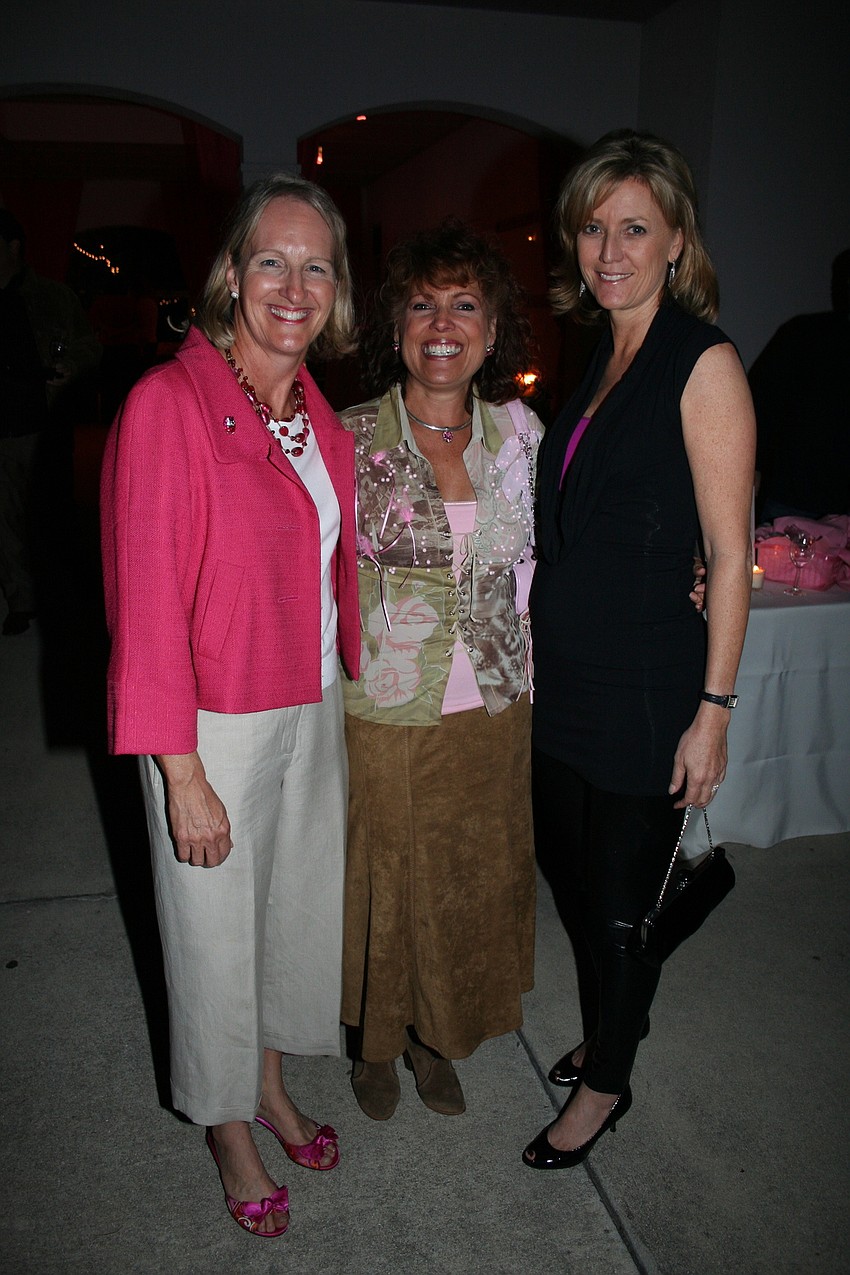 Chairwoman Kim Cornetet, Melba Jimenez and Beth Knopik