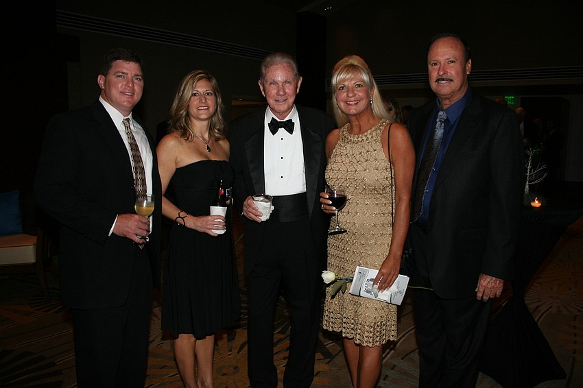 Jack and Andrea Cox, honoree Ron Foxworthy, Lucy Nicandri and Don McBonough