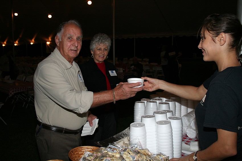 Richard and Rosalee Crohn get their clam chowder