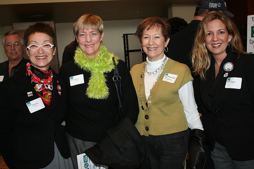 Donna D'Agostino, Carol Arscott, Charlotte Ryan and Nikki Heil