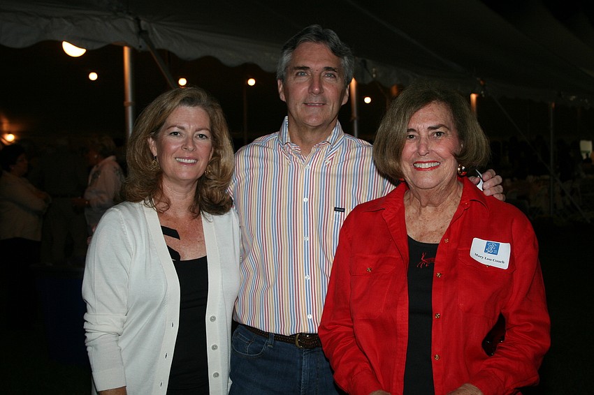 Chairs Julie and Phil Delaney with Mary Lou Couch