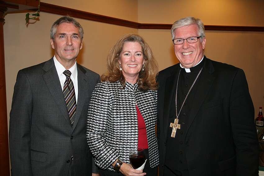 Philip and Julie Delaney with Bishop Frank Dewane