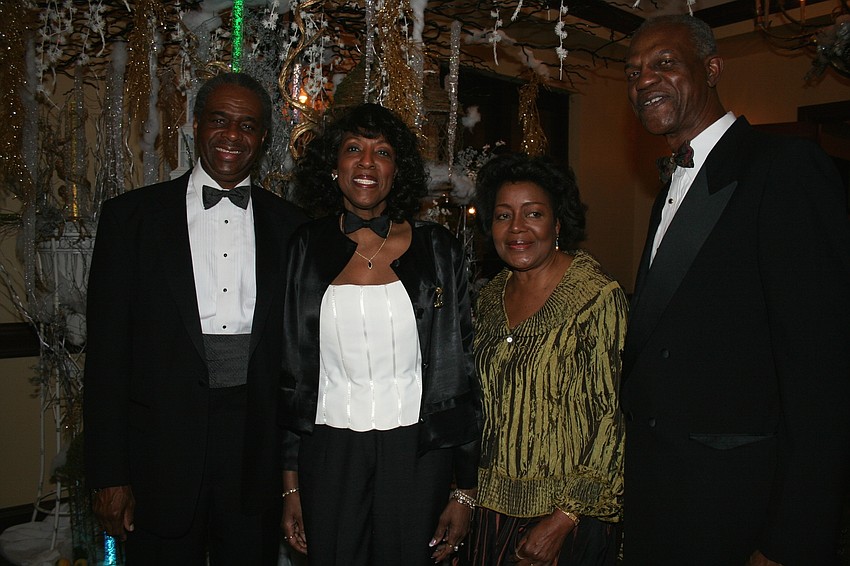 Dr. Andrew Dixon and Dr. Jerline Dixon with Enid and LeRoy Stewart of Reston, Vir.