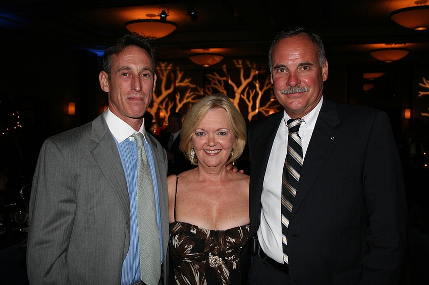 Larry Eger with Darla and Bill Furst
