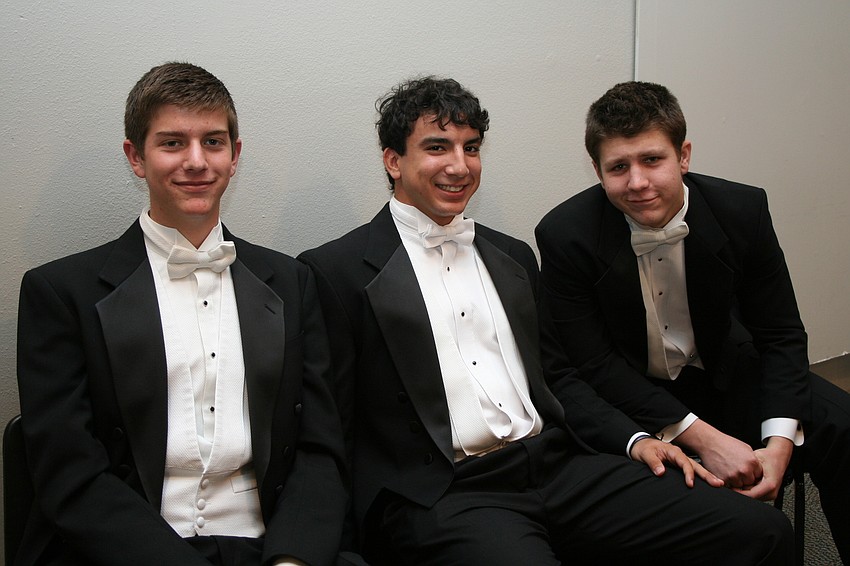 Luca Erozer, Philip Dimaria and Kelly Currin