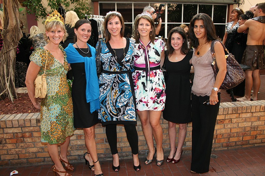 Lauren Fineman, Shana Zamikoff, Mary Collier, Courtney Rosenthal, Natalie Rosenthal and Rachel Saltzberg