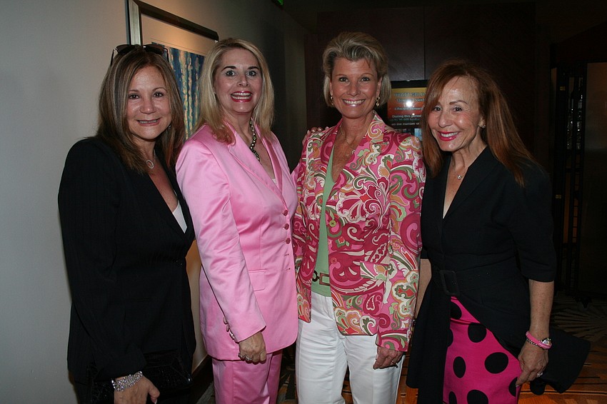 Mary Forte, Charlene Wolff, Katie Moulton and Eileen Curd at Habitat for Humanity's Hammers and Hope in March.