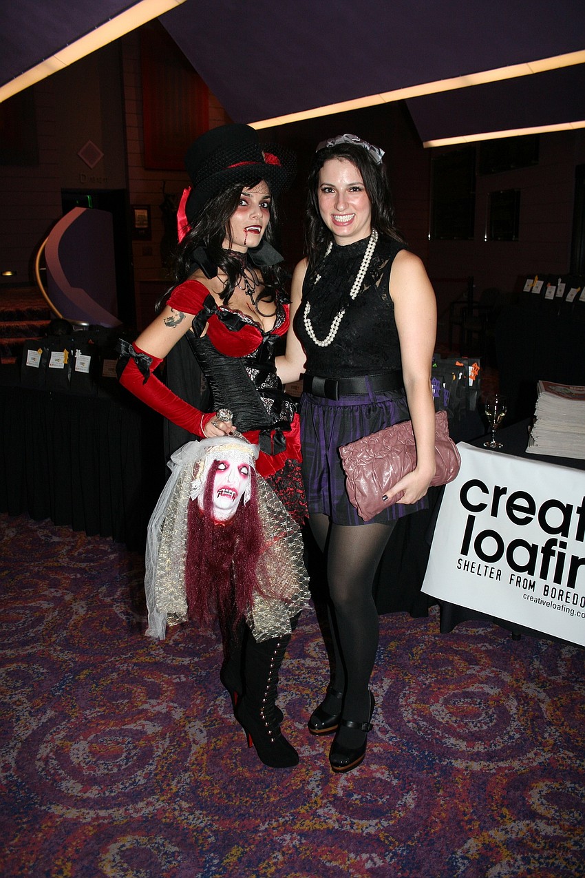 Liebe Gamble and Kyla Weiner at Planned Parenthood's 