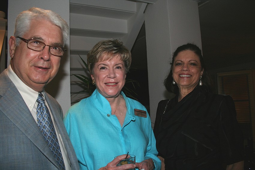 Larry Garberding, Asolo President Susan Buck and Ann Garberding