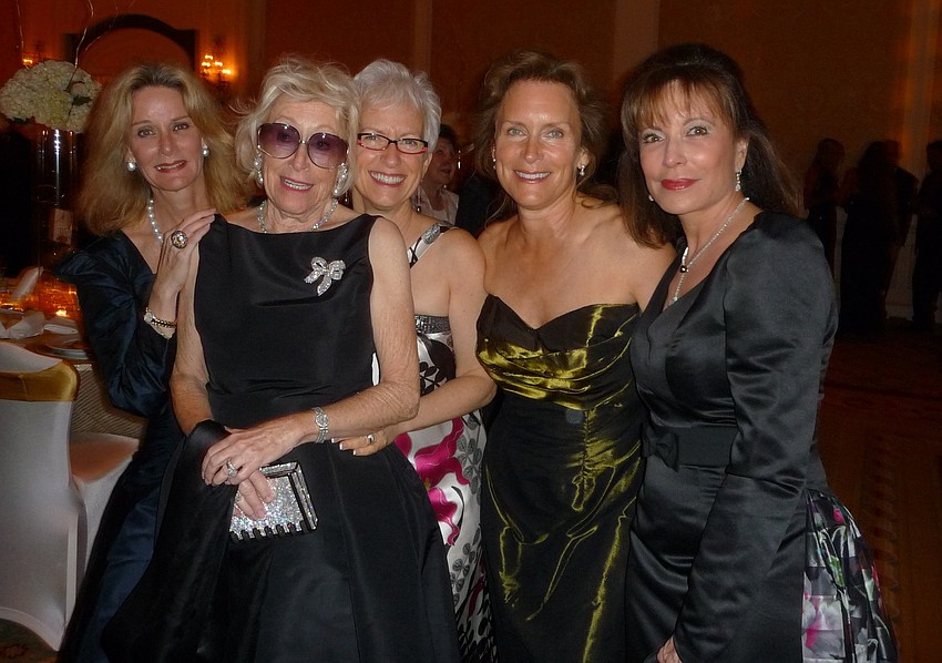 Kim Githler, the late Janet Kane, Betsy Kane-Hartnett, Katherine Kane West and Dr. Susan Weinkle at YMCA Foundation's 