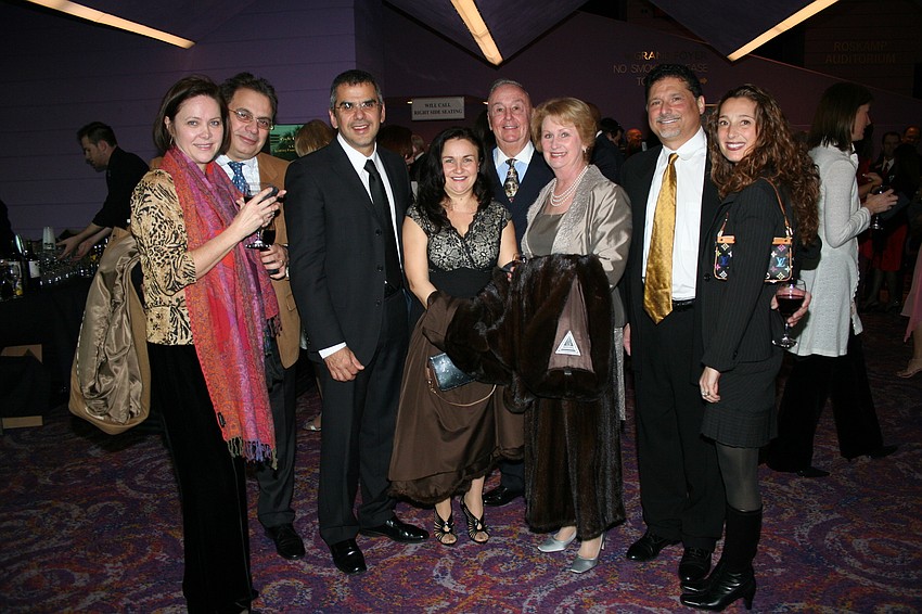 Bonnie and Dr. Alex Golino, Dr. EJ and Miella Sanchez and Jim and Marilou Hallman