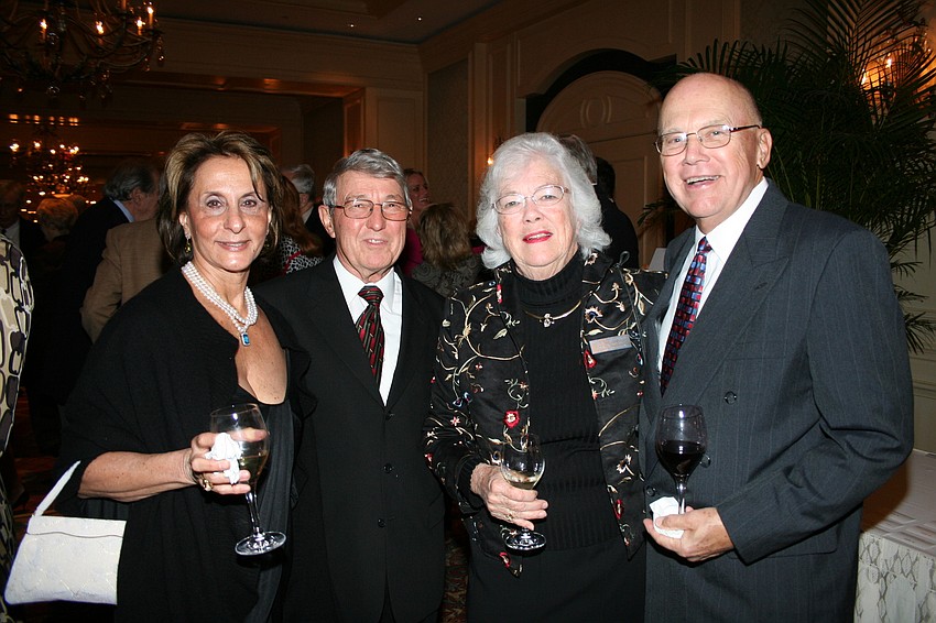 Jean Griffin, Don and Susan Featherman and Bob Hanson