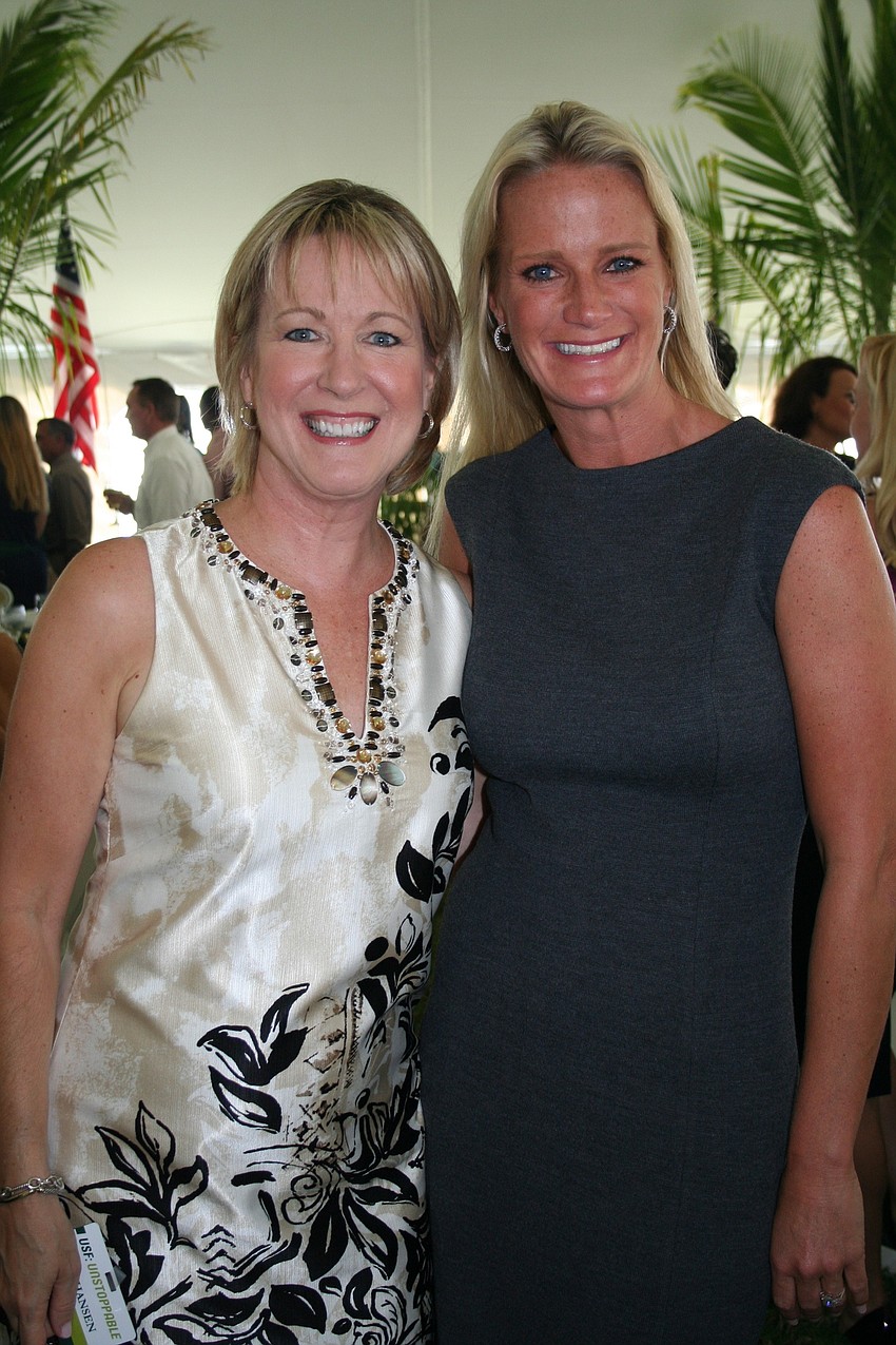 Teri Hansen and Chairwoman Chris Pfahler