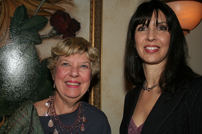 Kathie Hayes and Bernadette Calamaras