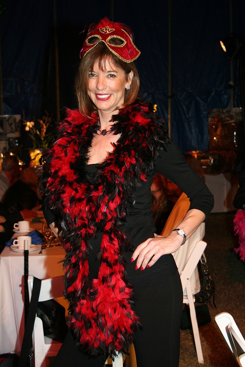 Penny Hill at Circus Sarasota's gala in January.