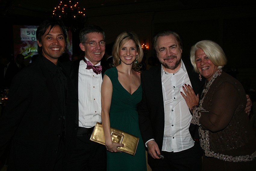 Dex Honea, Matt Walsh, Kate Honea, actor Brian Cox and Marlene Hauck