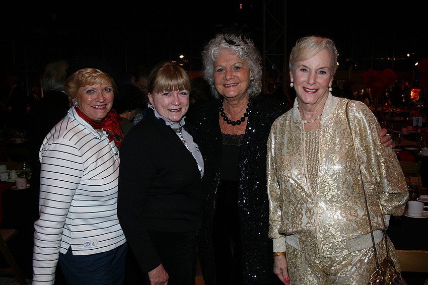 Linda Houze, Sandy Loevner, Chairwoman Janet Hunter and Myrna Band