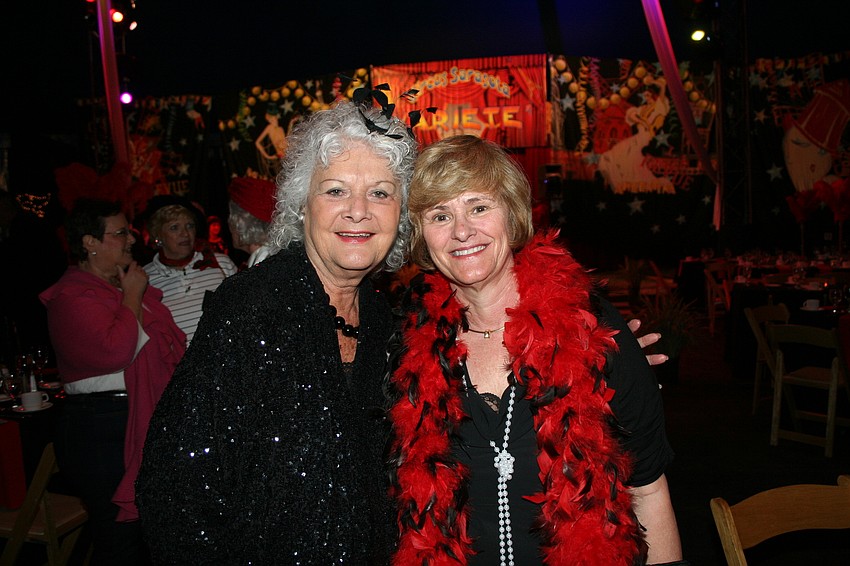 Chairwoman Janet Hunter and Betty Mills