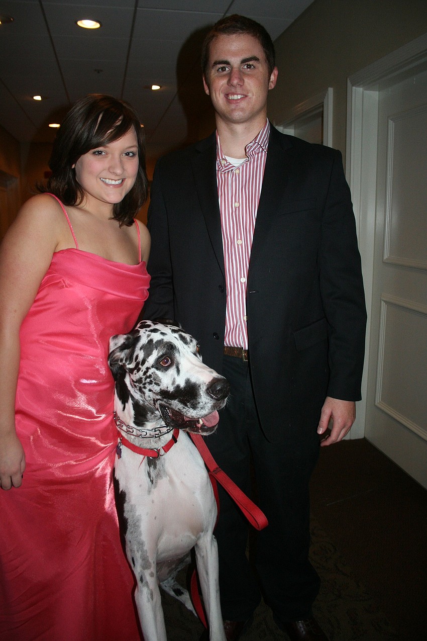 Karrah Imperatore and Derek Samies with Koda