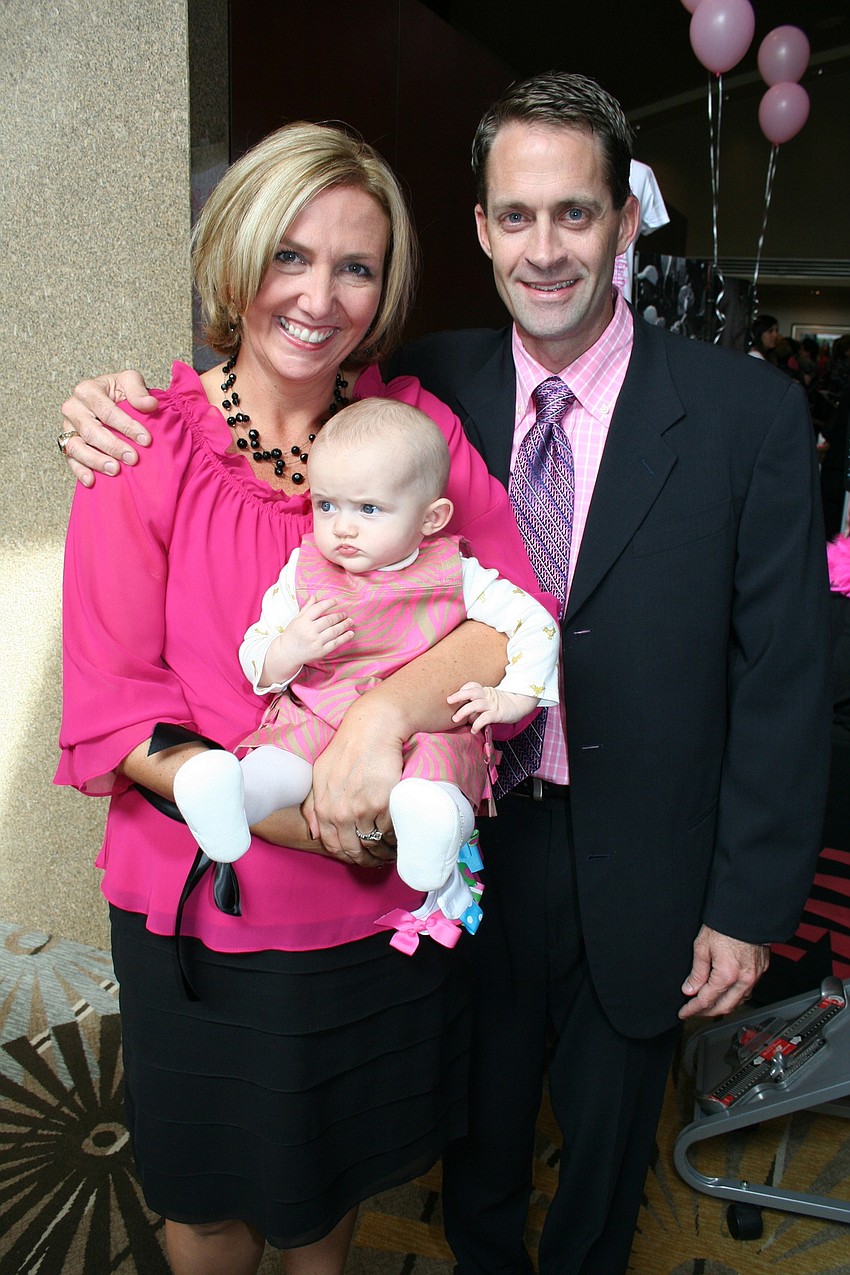 Honorees Molly and David Jackson with daughter Caroline
