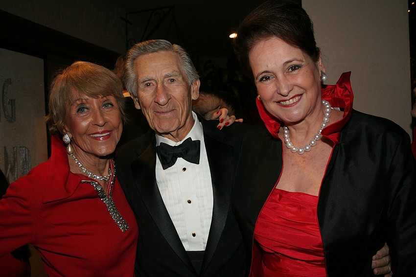 Elaine Keating, Dr. Sid Katz and Flora Major