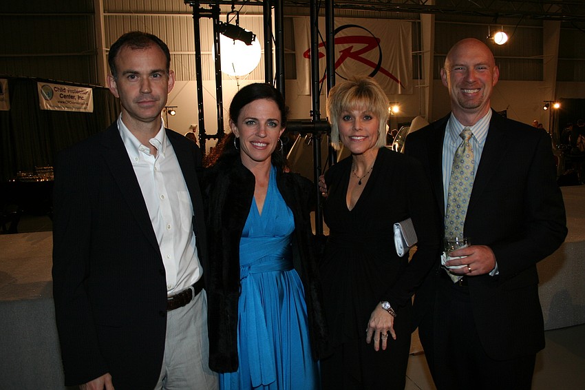 Joe and Melissa Kelley with Crystal and Scott Rockwell