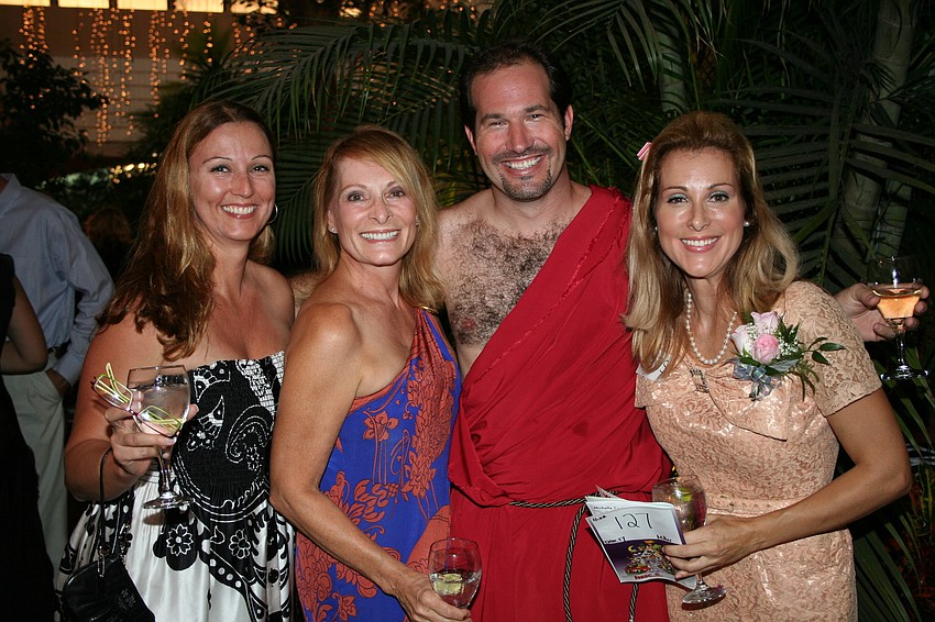 Sandy King, Noelle Haft, Steven King and Alex Miller at Humane Society of Sarasota County's 