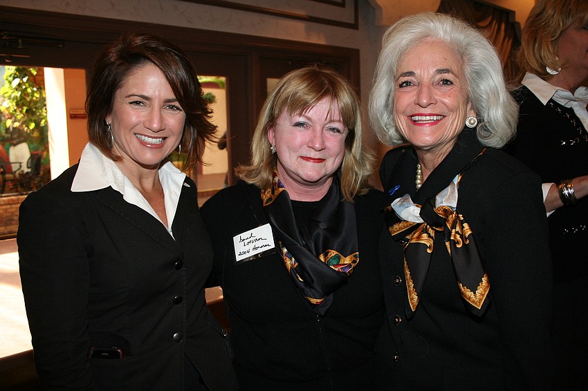 Honoree Jaymie Klauber, Sandy Loevner and Graci McGillicuddy
