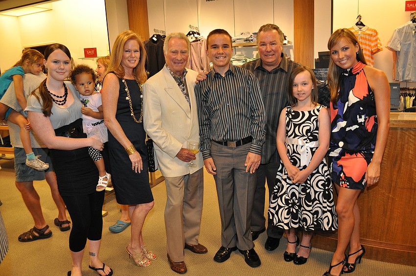 Ceara Crews, Nevaeh, Terri, Murf, Max, honoree Michael, Mikayla and Molly Klauber