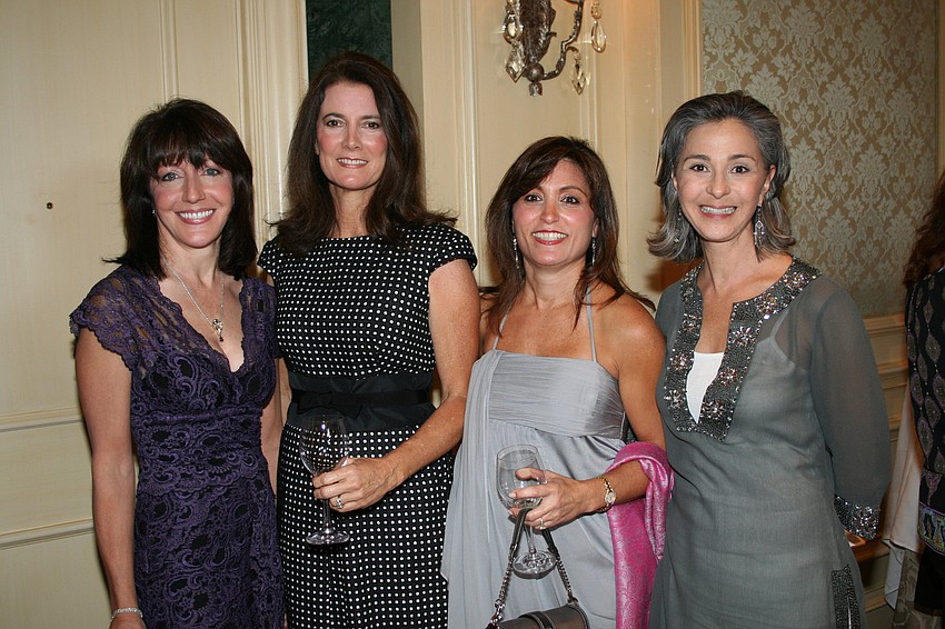 Co-Chairwomen Pam Krouse, Jenny Pendery and Rochelle Reeves with Elaine Honig