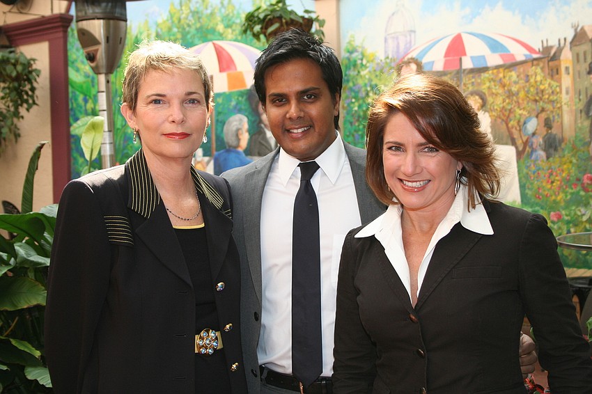 Honorees Charlie Lenger, Anand Palleger and Jaymie Klauber