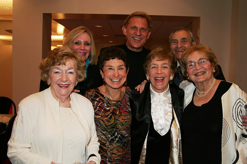 Ina Rae Levy, Hillary Steele, Susan Landau, Pater Salefsky, Mimi Edline, Robert and Jeanne Zabelle