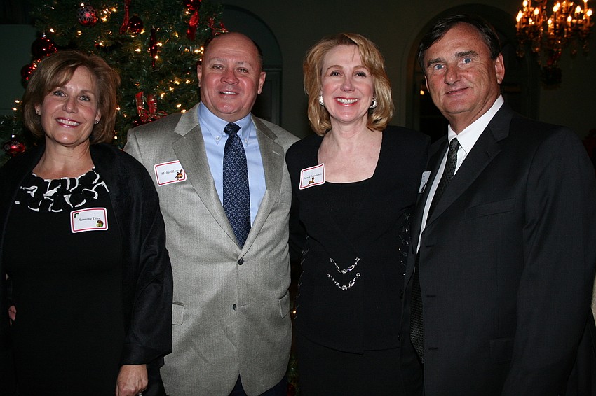 Ramona and Michael Lins with Nancy Laudando and Phil Bostick