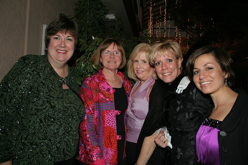 Chairwoman Meg Mahoney and Alix Morin, Chris Crener, Chellie Gardiner and Alina Klein