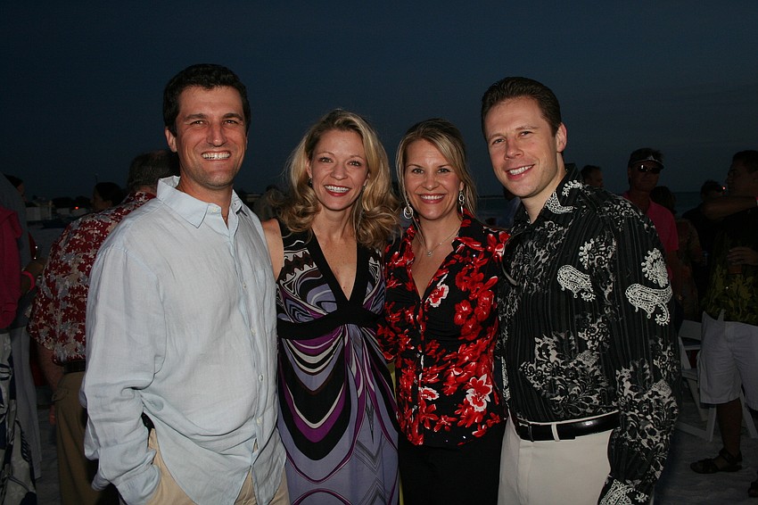 George and Kimberly Manooshian with Chris Pinckney and Johanna Gustafsson