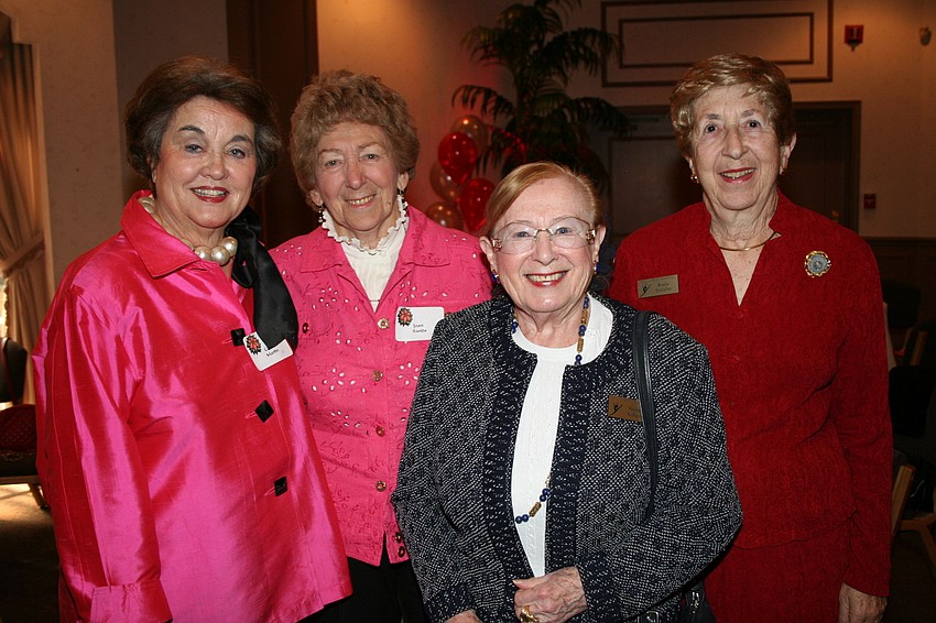 Nell Martin, Joan Sands, Shirley Gilbert and Paula Spitalny