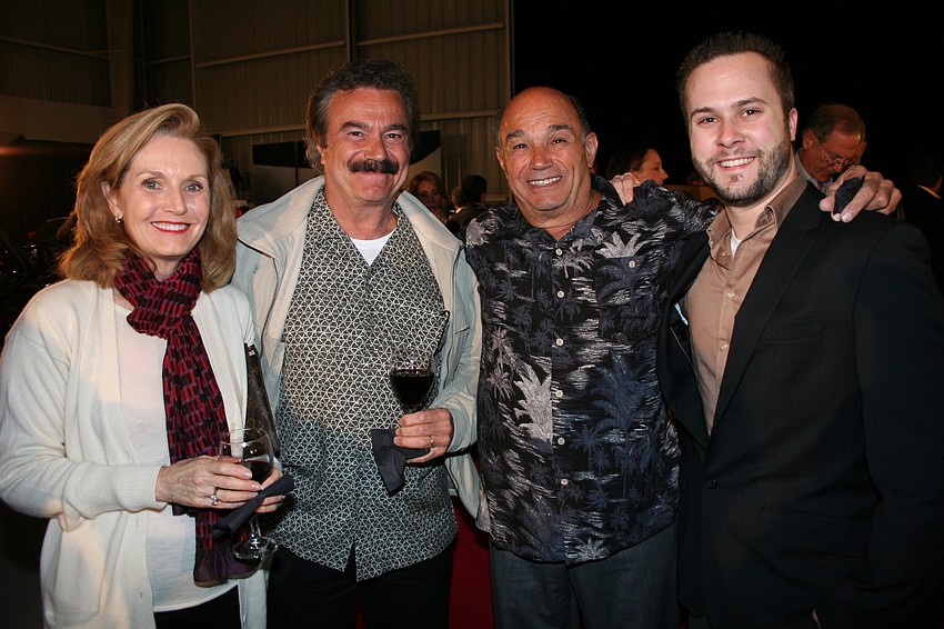 Barbara, Larry and Tony Mattera with Tim White