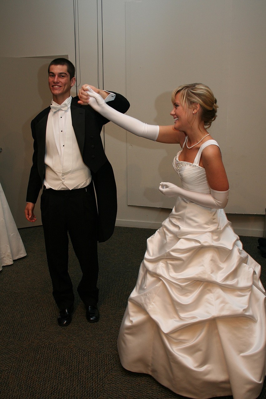 Andrew McInnis and Hillary Hawkins take a spin