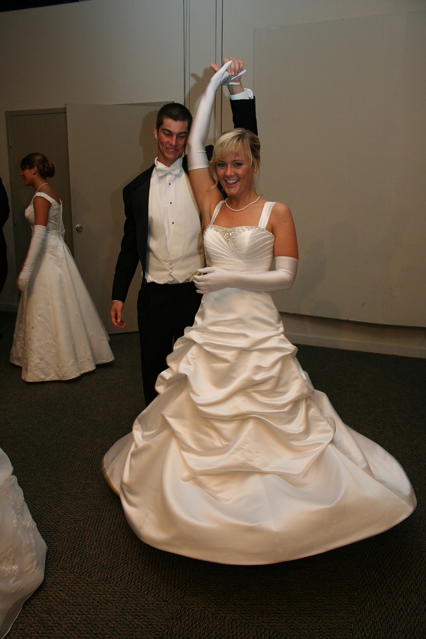 Andrew McInnis and Hillary Hawkins take a spin