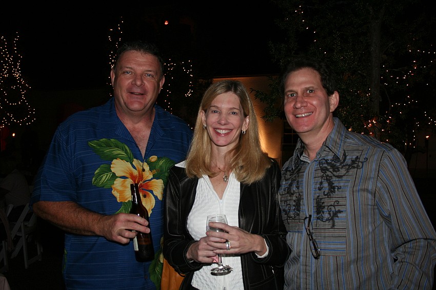 Randy Miller with Drs. Lori and Brad Abrams